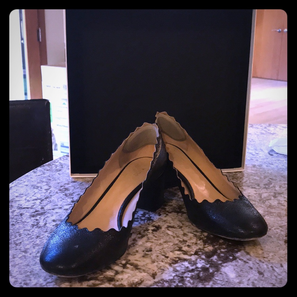 Chloe scalloped pumps. Size 39
